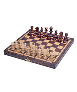 Chess Set Paris - High quality, beautiful design,wooden, folding, gift item - £42.88 GBP