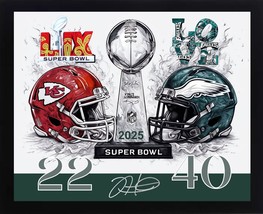 Philadelphia Eagles 2025 Super Bowl Championship win Framed 16x20 - $148.50