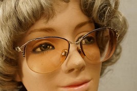 Vintage Costume Eyeglasses Frames Sasha Color #1 Silver Dollar Tortoises... - $24.74