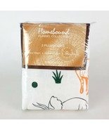 Homebound Flannel Collection Dinosaurs Rawr Rawr Luxury Pillowcase 2 Set - £14.78 GBP