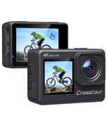 Crosstour CT9300 Action Camera  4K 24MP Dual Touch Screen Underwater Camera - $74.79