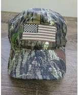 Mossy Oak Camo USA Flag Cap.One size fits most. Hood and loop closure-NE... - $1,670.32 MXN