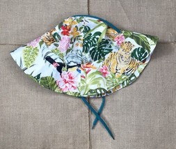 Muslin Floppy Tropical Sunhat Safari Hat Funky Rainforest Floral Animals - £11.13 GBP