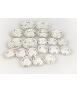 Set of 20 Limoges France Lavender Floral Plates/Bowls/Saucers - $60.66 CAD