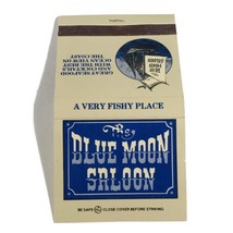 Vintage Blue Moon Saloon Matchbook Redondo Beach Marina CA Full 30 Unstruck - £6.70 GBP