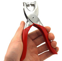 EYELET PLIERS KIT + 100 BRASS EYELETS HOLE PUNCHER MAKERS LEATHER FABRIC... - $131.60 MXN