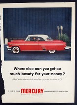 1954 Mercury Monterey Magazine Print Ad So Much Beauty For Your Money - £5.43 GBP