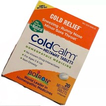 Boiron ColdCalm Meltaway Tablets Cold Releif Non-Drowsy Homeopathic 20 Tablets - £5.36 GBP