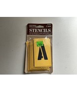 Vintage NOS Cole Stencils 2” A-Z, Comma, Period, Space USA - $189.54 MXN