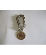 VTG. GOLD TONE SPERRY CHUNKY MEN&#39;S BRACELET W/MEDELIAN (COULD GET ENGRAV... - €11,91 EUR