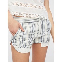 New Free People Night Moves Striped Shorts $78 Size 10 Mid-Rise Relaxed Fit - $651.04 MXN