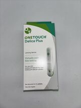 OneTouch Delica Plus Lancing Device with 10 Lancets Exp.05/2029 - $15.74