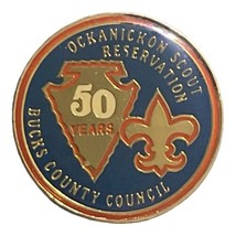 Vintage BSA Ockanickon Boy Scout Reservation 50 Years Bucks County Hat P... - $9.99