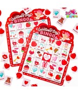 JOYIN 30 Players Valentines Day Bingo Cards (5x5) for Kids School Classroom - $29.86 CAD
