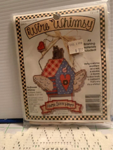 Wire Whimsy Birdhouse counted Cross Stitch Kit - New - $8.87