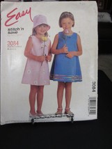 McCall's Stitch 'n Save 3084 Girl's Dress Pattern - Sizes 2/3/4/5 Chest 21 to 24 - $8.90