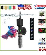 Compact Submersible Betta Fish Aquarium Heater with Free Thermometer Inc... - $280.06 MXN