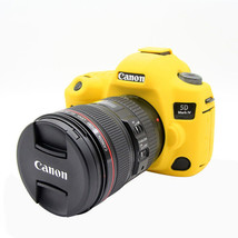 AMZER Soft Silicone Protective Case for Canon EOS 5D Mark IV - Yellow - £24.22 GBP