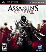 Assassin&#39;s Creed II (Sony PlayStation 3, 2009) PS3 Tested w/ Manual - £7.78 GBP