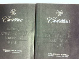 1994 Cadillac DeVille Eldorade Sevill Factory Service Repair Manual Set 2 books - £39.63 GBP