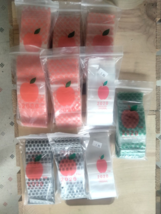 2020 Apple Baggies 1000 Mini ZIPPER-SEAL Bags Printed Mixed Designs 2&quot; X 2&quot; - £11.78 GBP