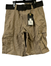 Beverly Hills Polo Club Men&#39;s Cargo Shorts, Muted Khaki, Size 30 - £19.54 GBP
