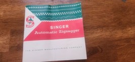 Singer Automatic Zigzagger 1957 Instruction Manual - $4.95