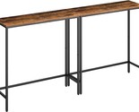 Hoobro 2 Pack Narrow Console Table, 29.5 Inches Entryway Table, Small Sofa - £60.50 GBP