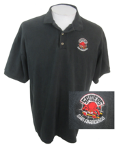 Cotton Deluxe Men Polo shirt L San Francisco Spiders vintage 90s pro hockey IHL - £31.74 GBP