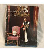 Royal Line of Succession Genealogical Tables 1970 UK Pitkin Prince Charl... - £12.43 GBP