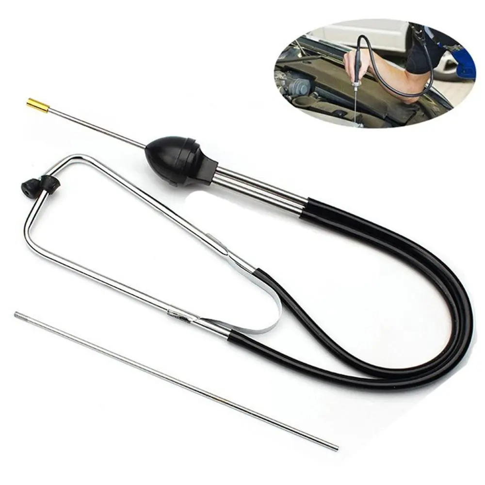 New 22.5+7CM Car Stethoscope Auto Mechanics Engine Cylinder Stethoscope Hearing  - £80.79 GBP