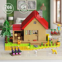 Farm Model Building Blocks Set House with Animals Toy Educational Gift f... - £87.54 GBP
