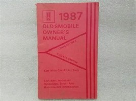 OLDS CUTLASS CIERA CUTLASS CRUISER 1987 Owners Manual 14914 - $13.85