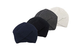 Winter Kids Turban Girls Head Warm Wrap Cute Knit Beanie Fashion Hat UK Seller - £3.33 GBP+