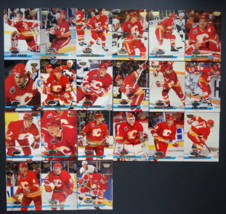 1993-94 Topps Stadium Club Members Only Calgary Flames Team Set 21 Hockey Cards - £2.36 GBP