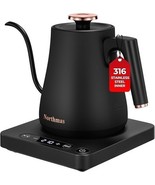 Northmas Gooseneck Electric Kettle, ±1°F Control, 1L Stainless Steel Mat... - €42,21 EUR