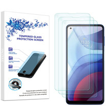 3X For Motorola Moto G Power 2021 Tempered Glass Screen Protector Bubble Free - £14.42 GBP