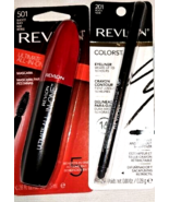 Revlon All In One Mascara 501 &amp; Colorstay Eyeliner 201 Black New Sealed - £8.78 GBP