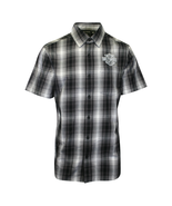 Harley-Davidson Men&#39;s Shirt Black Plaid Screamin&#39; Eagle S/S Shirt (S57) - £30.13 GBP