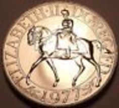 Beweis Groß Britain 1977 25 Pence ~ Jubilee Von Reign ~ die Queen Auf Pferde ~ - £16.70 GBP