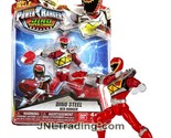 Year 2015 Saban&#39;s Power Rangers Super Charge 5 Inch Figure Dino Steel RE... - £27.40 GBP