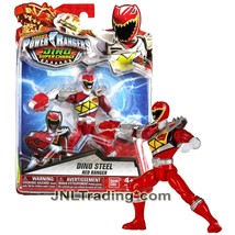 Year 2015 Saban&#39;s Power Rangers Super Charge 5 Inch Figure Dino Steel RED RANGER - £27.96 GBP