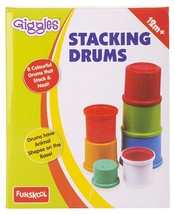 Funskool Giggles - Stacking Drums, Multicolour stacking Blocks Free Shipping - £13.31 GBP