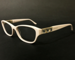 BCBGMAXAZRIA Eyeglasses Frames KASIA ALMOND Beige Cat Eye Crystals 54-14... - $23.16