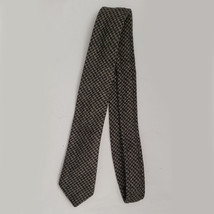 WRK Men Dress Slim Wool Blend Brown Tie $59.95 Narrow 2-3/4&quot; wide 59&quot; long  - £16.20 GBP