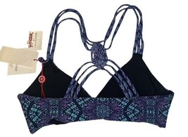 Red Carter Bikini Set NWT Small Blue Purple Strappy Back Swim Suit image 6