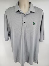 Footjoy FJ Mens Polo Shirt Striped Garden City Golf Club XL Stretch - £27.18 GBP