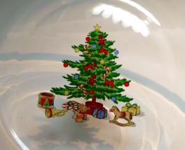 Arcoroc France Gifts &amp; Toys Under Christmas Tree  7¾&quot; Clear Glass Desert... - $23.61