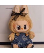 Labubu LV Clothes Labubu outfit Labubu Clothing Blue with bow 2 pcs no doll - $20.95