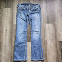 Silver Jeans McKenzie Womens Size 31x32 Slim Boot Cut Flap Pocket Distre... - £31.34 GBP